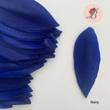 navy goose nagoire feather tip