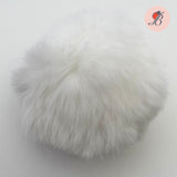 White Fur Ball - White Real Fur Pom Pom Ball