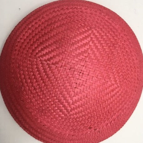 Buntal 16cm Round Bases - raspberry