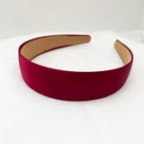 Red Satin Hairband 3cm