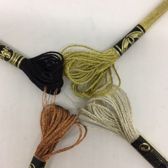 DMC Embroidery Thread - Precious Metals - AU - B Unique Millinery