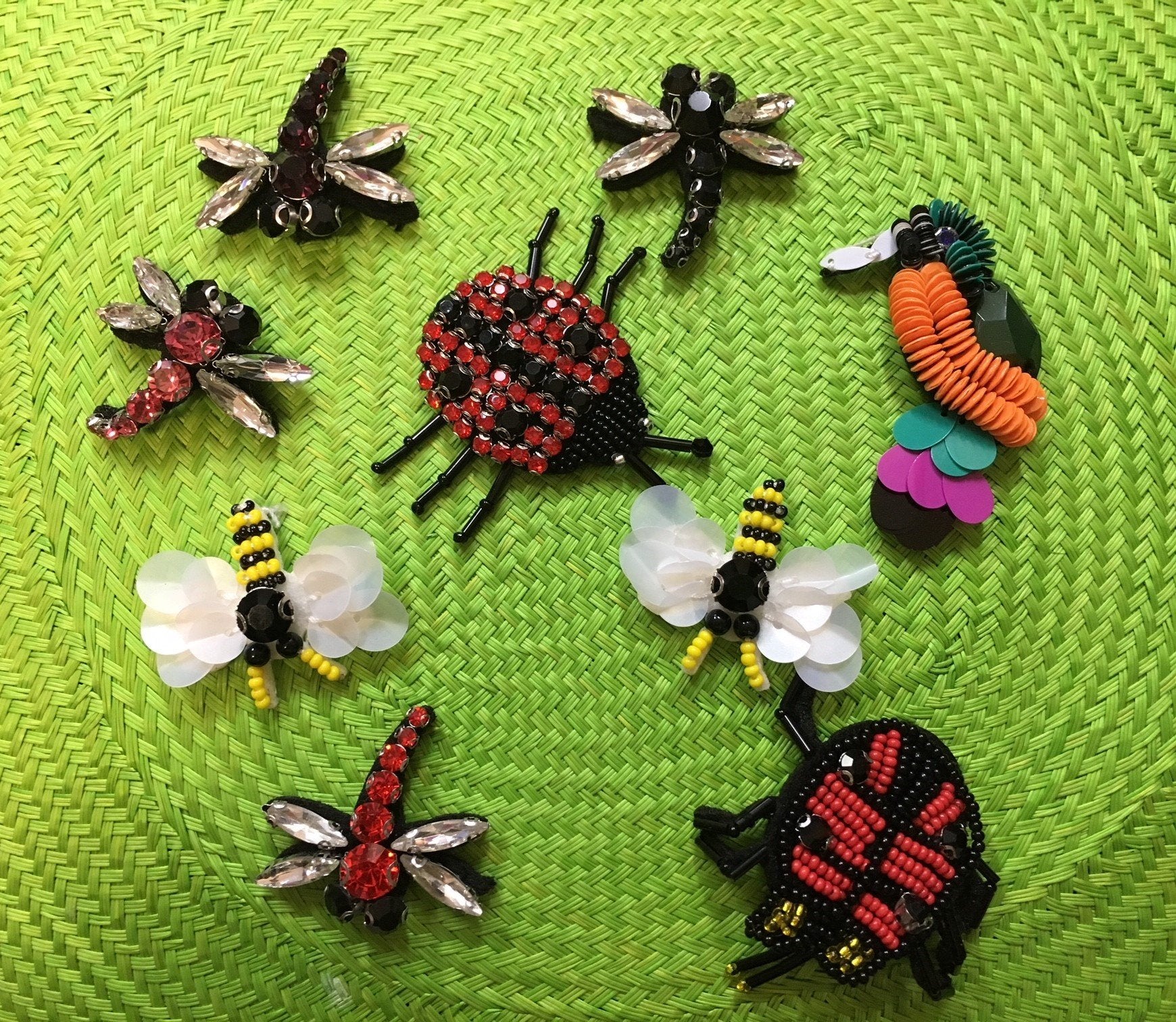 Sequin, Bead & Crystal Insects - AU - B Unique Millinery