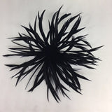 Biot Feather Star Flower on Wire - AU - B Unique Millinery