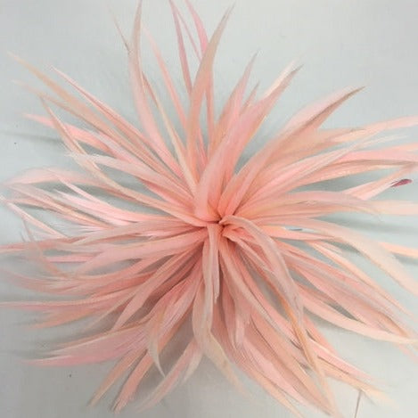pale pink Biot Feather Star Flower on Wire