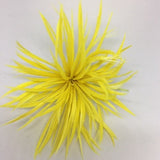 yellow Biot Feather Star Flower on Wire