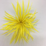 yellow Biot Feather Star Flower on Wire