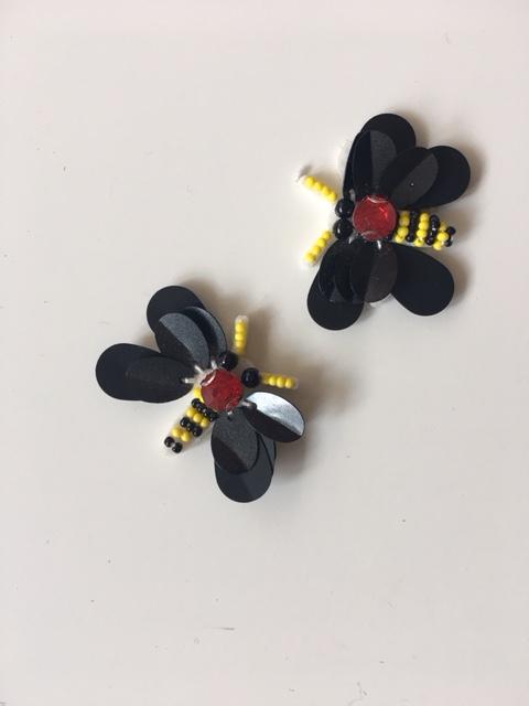 Sequin, Bead & Crystal Insects - Lon - B Unique Millinery