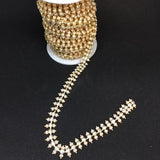 Bling Chain - peach in gold