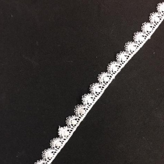 Lace Trim 05 - Dainty Dot Edge - AU - B Unique Millinery