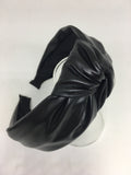 Faux Leather Top Knot Headbands - AU - B Unique Millinery