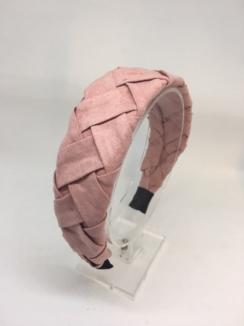 Faux Suede Plaited Headbands - AU - B Unique Millinery
