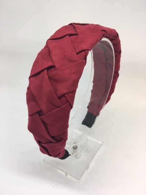 Faux Suede Plaited Headbands - AU - B Unique Millinery