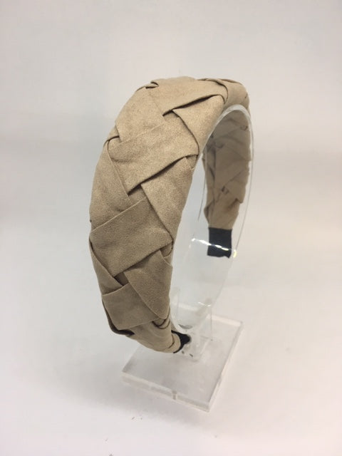 Faux Suede Plaited Headbands - AU - B Unique Millinery