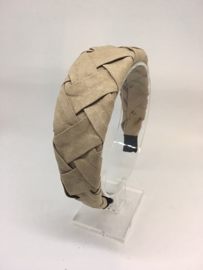 Faux Suede Plaited Headbands - AU - B Unique Millinery