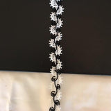 Braids - filgree black white loops