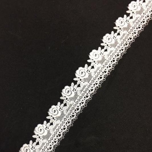 Lace Trim 11 - Flower and Loop Edge Trim - AU - B Unique Millinery