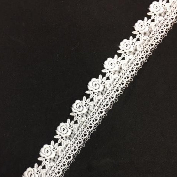 Lace Trim 11 - Flower and Loop Edge Trim - AU - B Unique Millinery