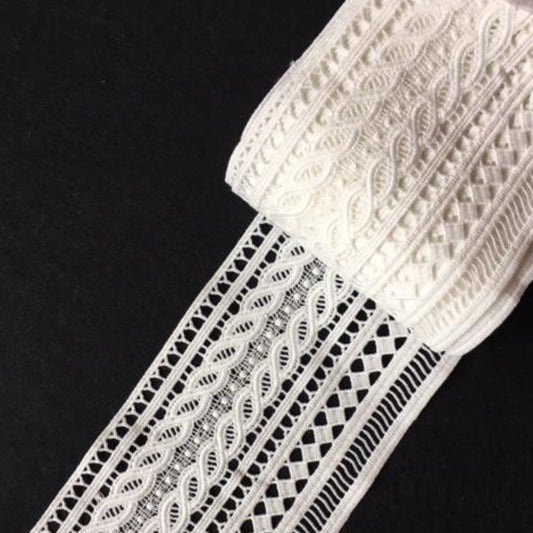 Lace Trim 30 - Herringbone Pattern with additional Trim - AU - B Unique Millinery