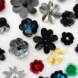Laser Cut Sequin Flowers - UK