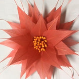 Spikey Feather Flower Minature (EF1099) coral