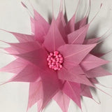 Spikey Feather Flower Minature (EF1099) pink