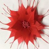 Spikey Feather Flower Minature (EF1099) red