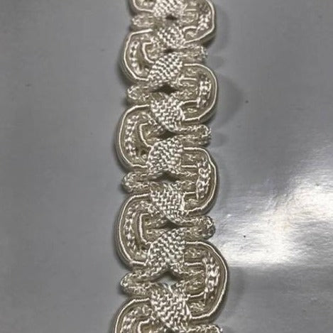 Braid Loops - ivory cross double loops