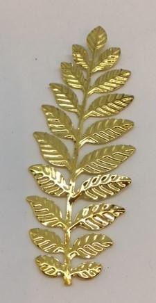 Branches and Leaves - 9cm large gold branch