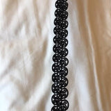 Braids - black scroll loops