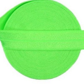 neon green Fold Over - Spandex Satin Binding