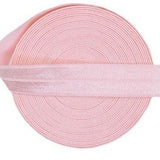 neon pearl pink Fold Over - Spandex Satin Binding