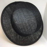 Black New Style Sinamay Boater Hat Bases 
