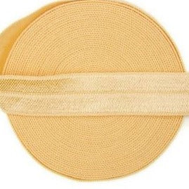 old gold Fold Over - Spandex Satin Binding