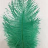 Ostrich Blondine Feather Small jade