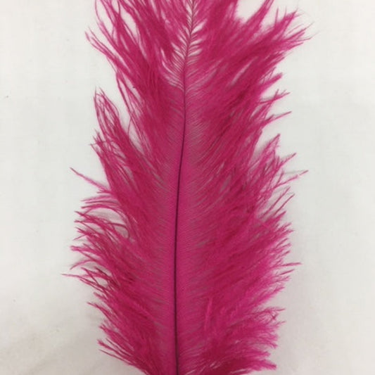 Ostrich Blondine Feather Small pink peacock