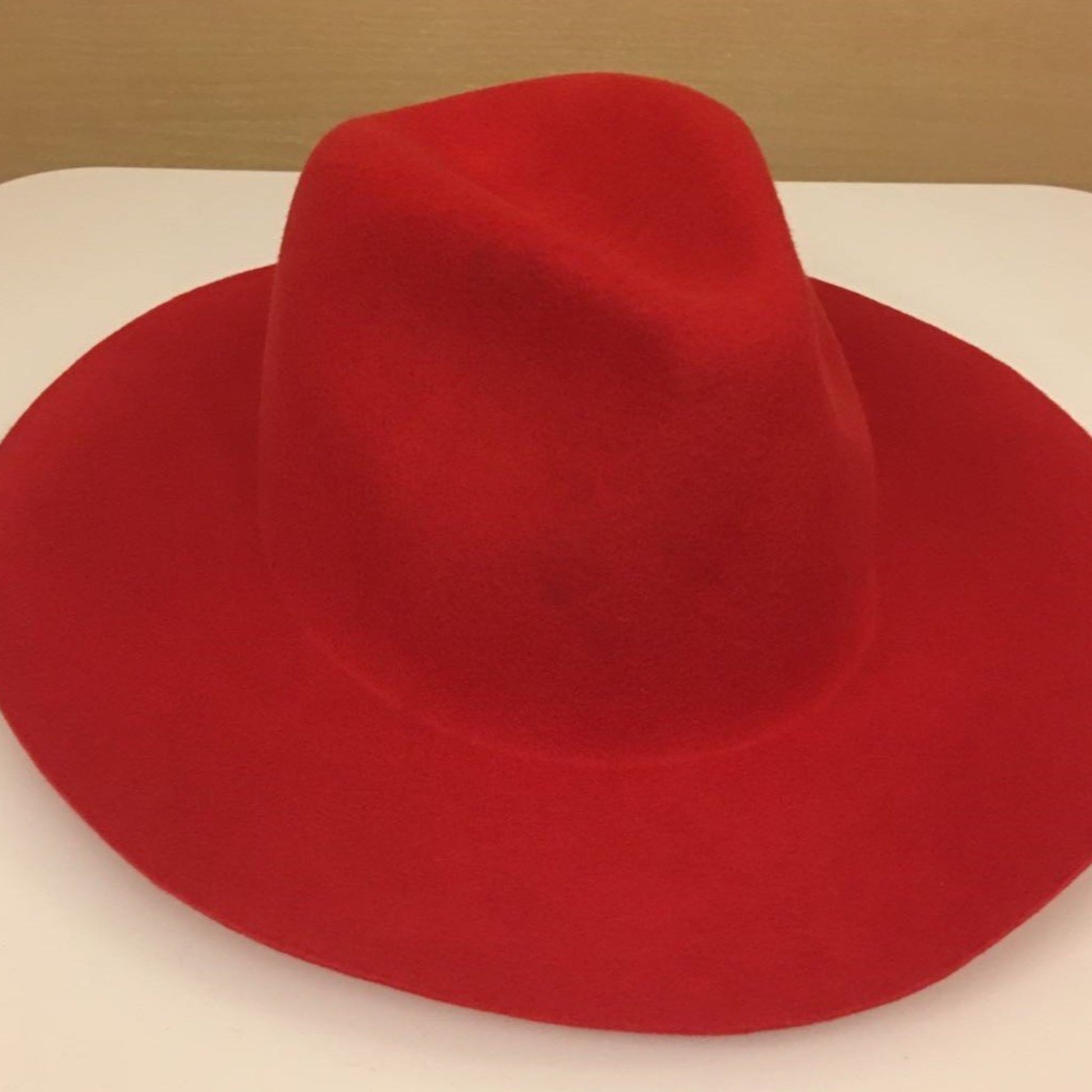 Ottway - Wool Felt Blocked Hat Base red
