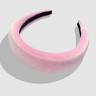 Velvet Padded Headbands - US - B Unique Millinery Pink