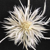Biot (F1837) Feather Flower -white