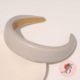 Faux Leather Padded Headbands - UK