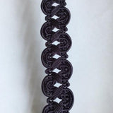 Braid Loops - black doube cross loops