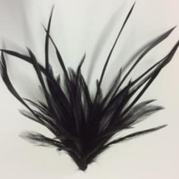 Dyed Feather Flower (F0024) - AU - B Unique Millinery
