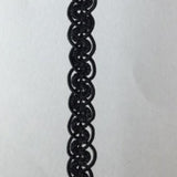 Braid Loops - black fine loops 