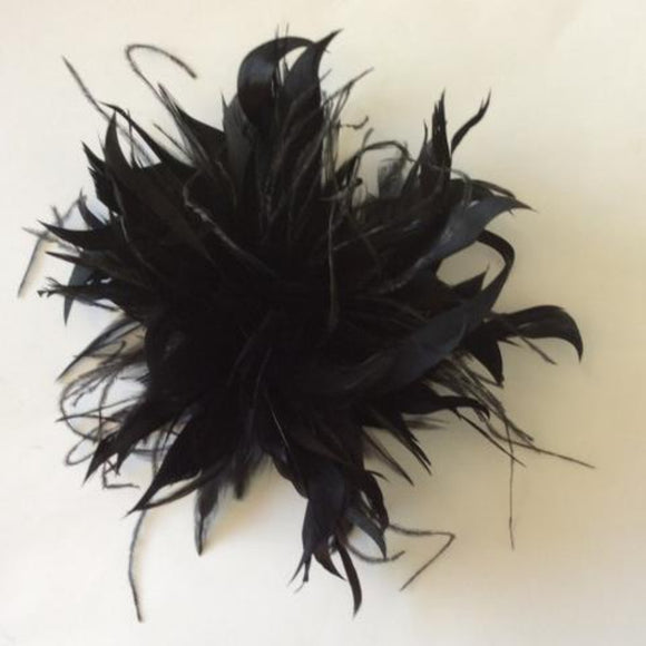 Large Striped Goose (F0015) Feather Flower - AU - B Unique Millinery