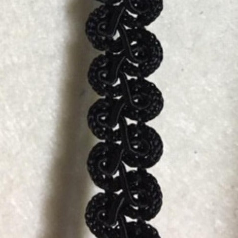 Braid Loops - black open loop code 49