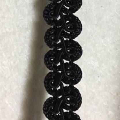 Braid Loops - black open loop code 49