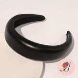 Faux Leather Padded Headbands - UK