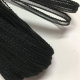 black 1.8"/4cm Crinoline Braid