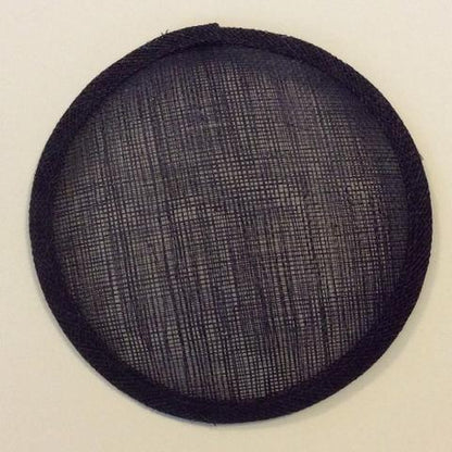Sinamay Round [14cm] Base - AU - B Unique Millinery