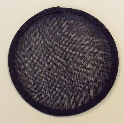 Sinamay Round [14cm] Base - AU - B Unique Millinery