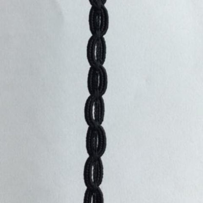 Braid Scallops - black